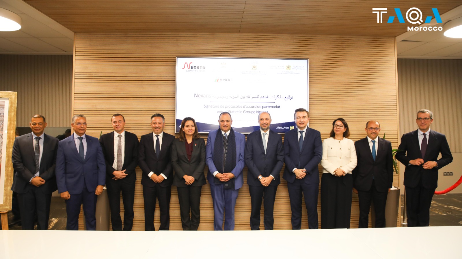 Nexans et TAQA Morocco signent un mémorandum d’entente pour la fourniture d’énergie électrique renouvelable